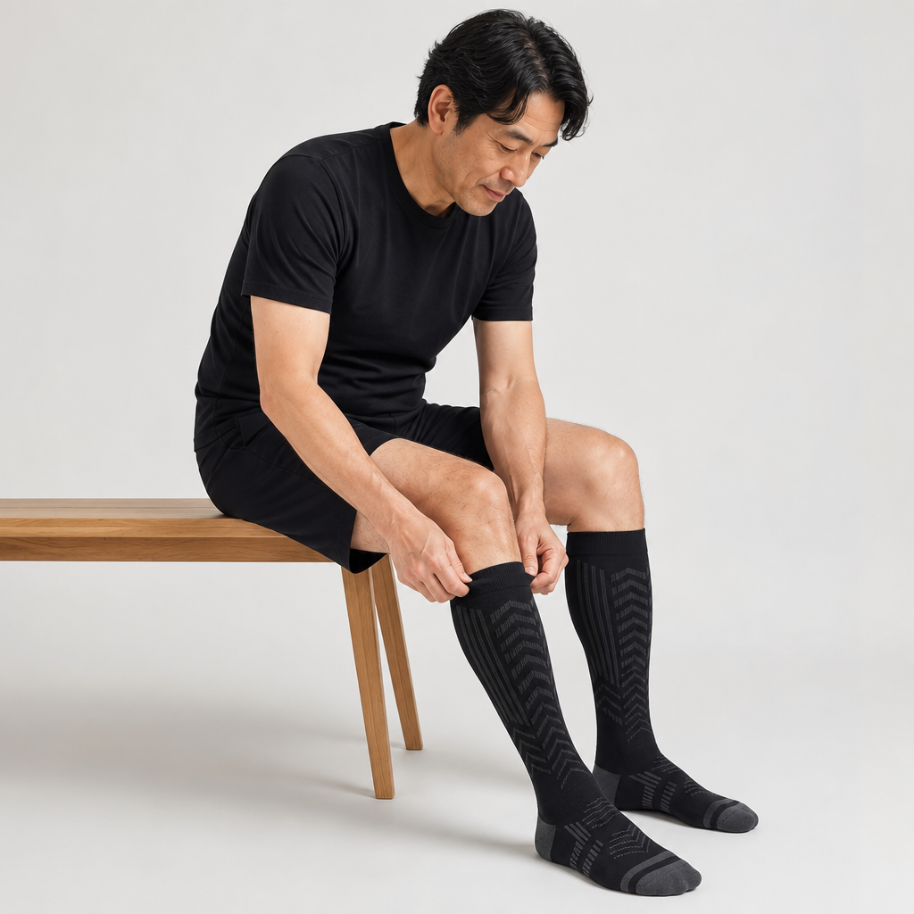 TORQ 着圧ソックス 着用イメージ