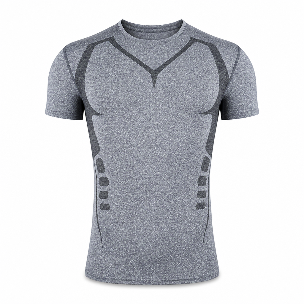 TORQ ボディーシェイプTシャツ グレー