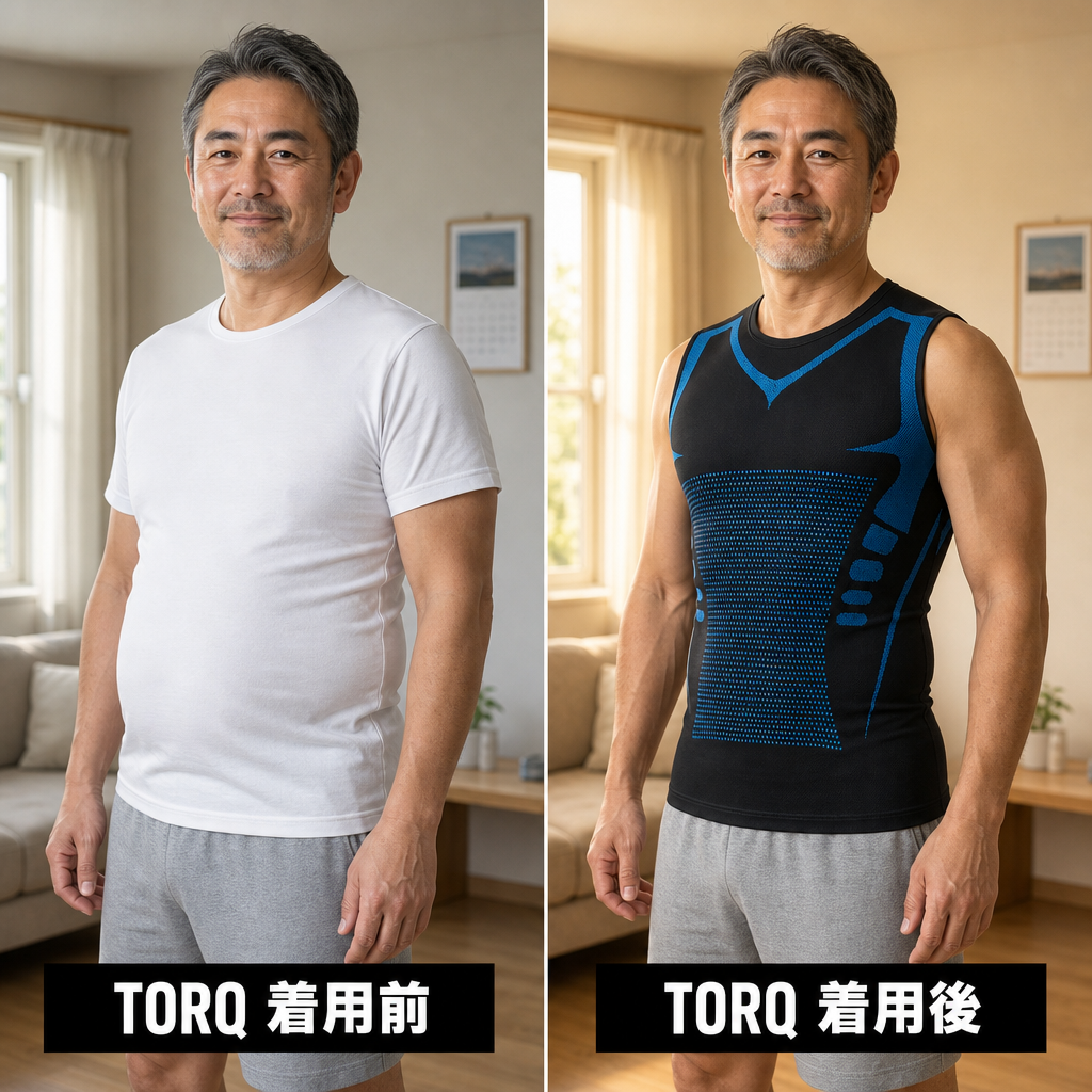 着用前後の比較
